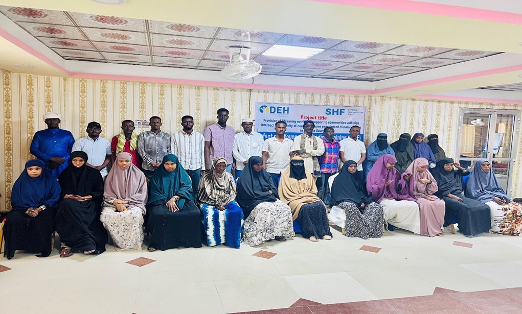 Building a healthier tomorrow! DEH conducted a 5-day training on Infant and Young Child Feeding (IYCF) in Galkacyo, strengthening our team’s capacity to support optimal child nutrition and well-being.